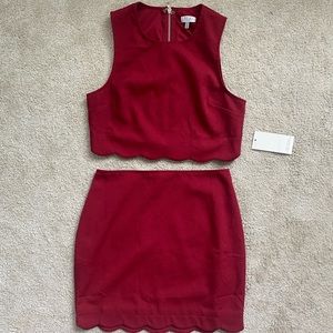 Tobi Getting Wavy Bodycon Two Piece Dress